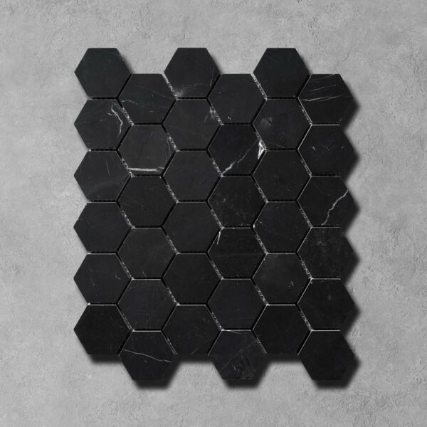 Nero-Black-Marble-Hexagon-Mosaic