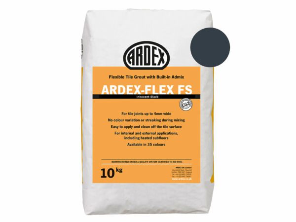 Ardex Flex FS Grout Innocent Black 10kg