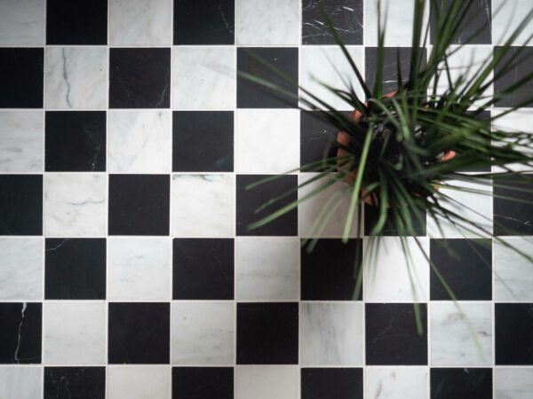 Checkerboard Mosaic Tiles