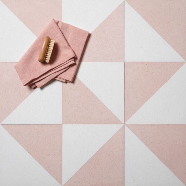 Pink-Trinagle-Encaustic-Cement-Tiles