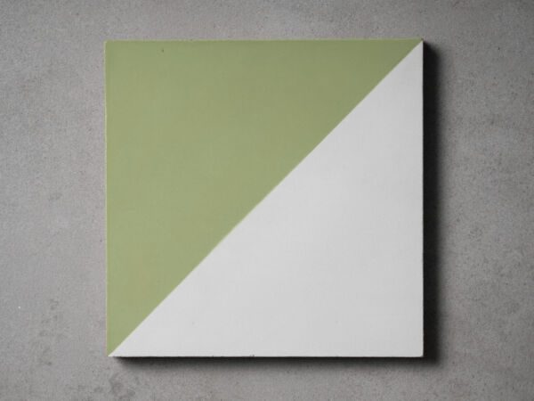 Triangle Green Cement Tiles