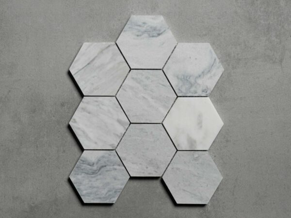 Carrara XL Hexagon Tiles