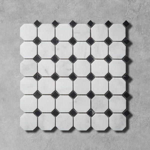 Octagon-Classic-Victorian-Marble-Mosaic-Tiles