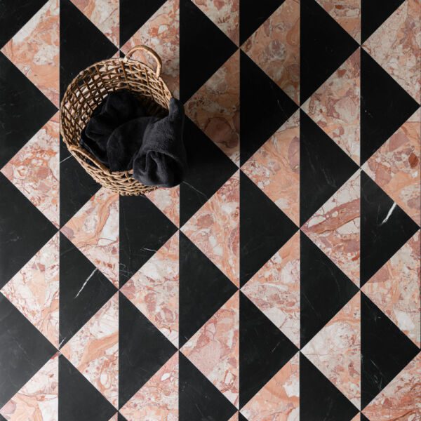 Nero Black Marble Triangle Tiles | Fast Delivery | Starel Stones