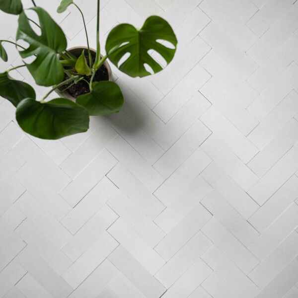 White Encaustic Cement Tiles