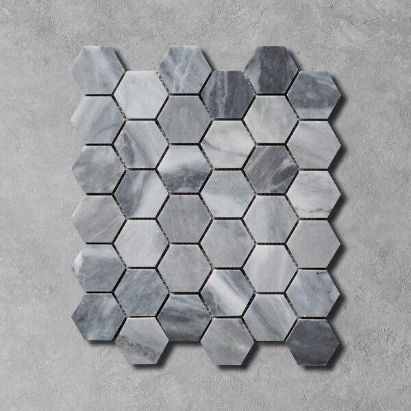 Bluestone-Honed-Marble-Hexagon-Mosaic