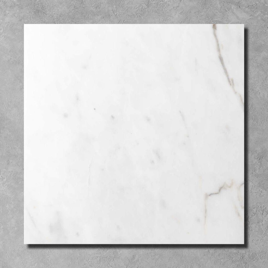 Calacatta White Marble Tiles 610x610mm Fast Delivery Starel Stones