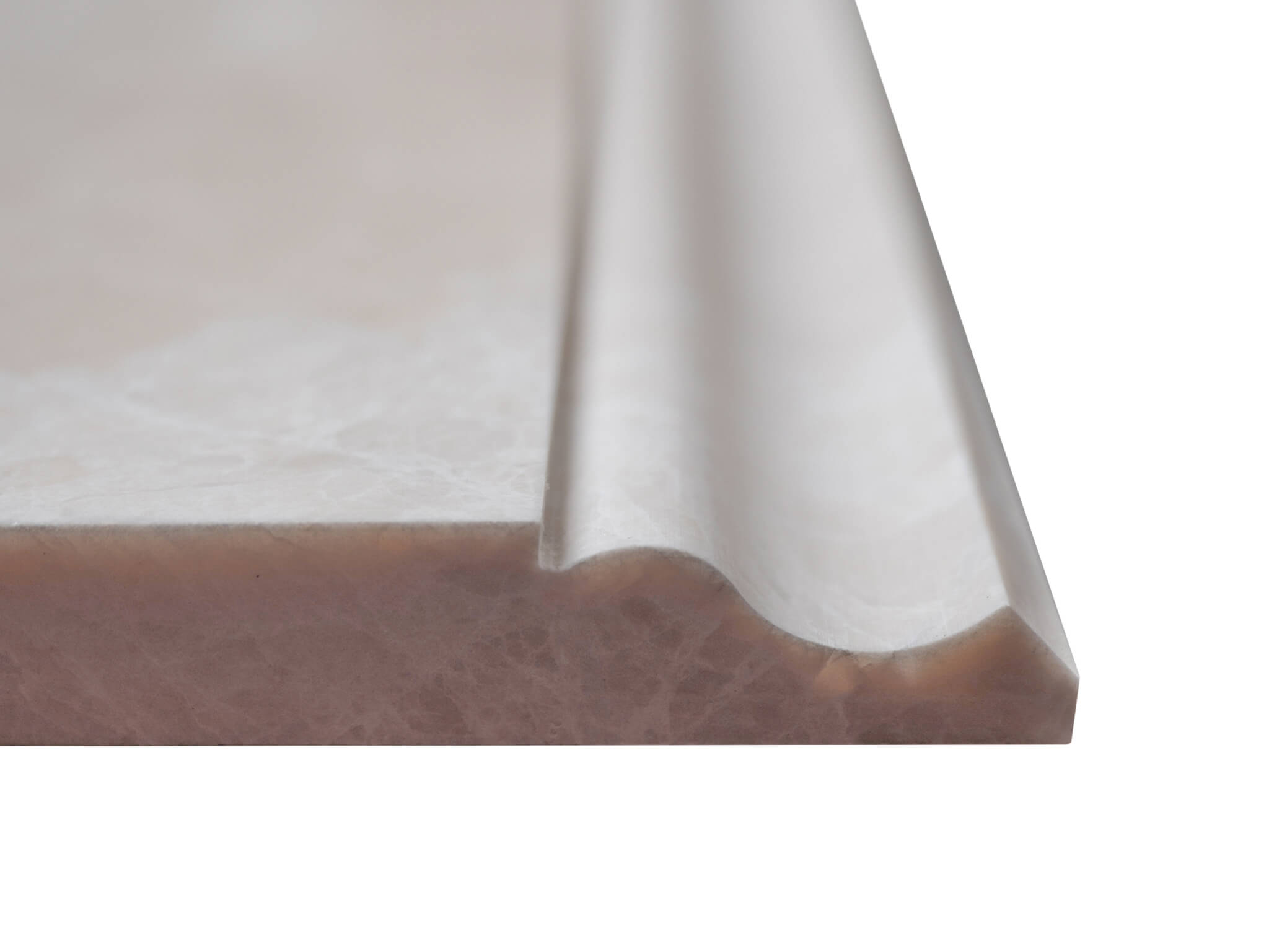 White Emperador Marble Honed Skirting - Image 4