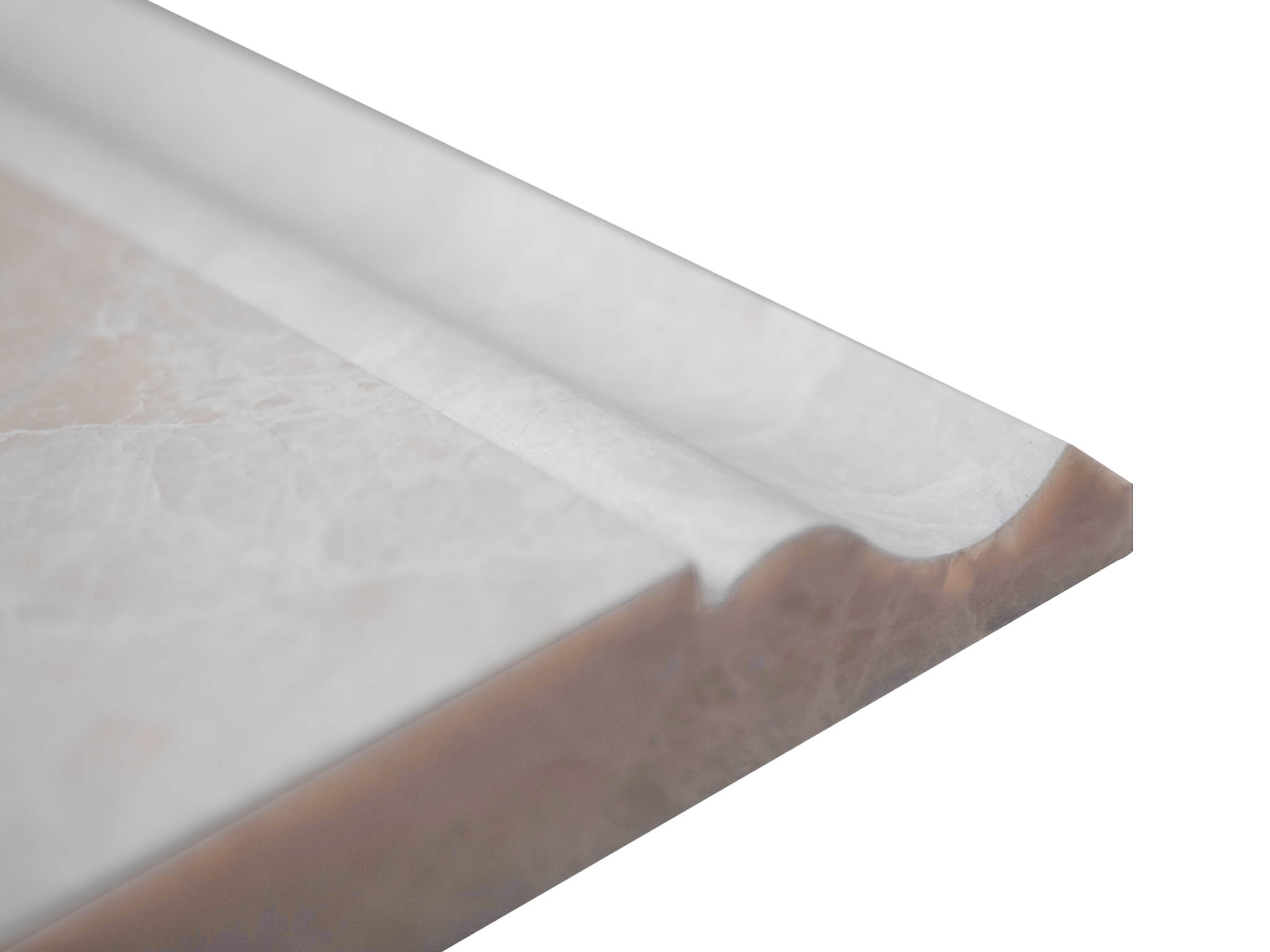 White Emperador Marble Honed Skirting - Image 2