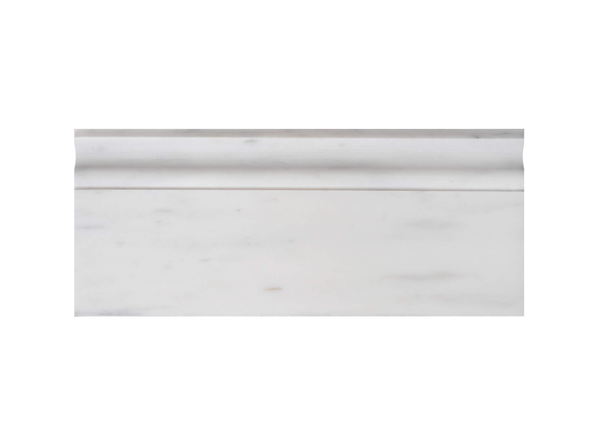 Calacatta White Marble Honed Skirting - Image 2
