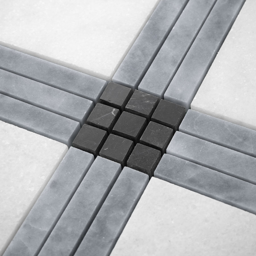 Bluestone-&-White-Marble-Plaid-Mosaic-Tiles