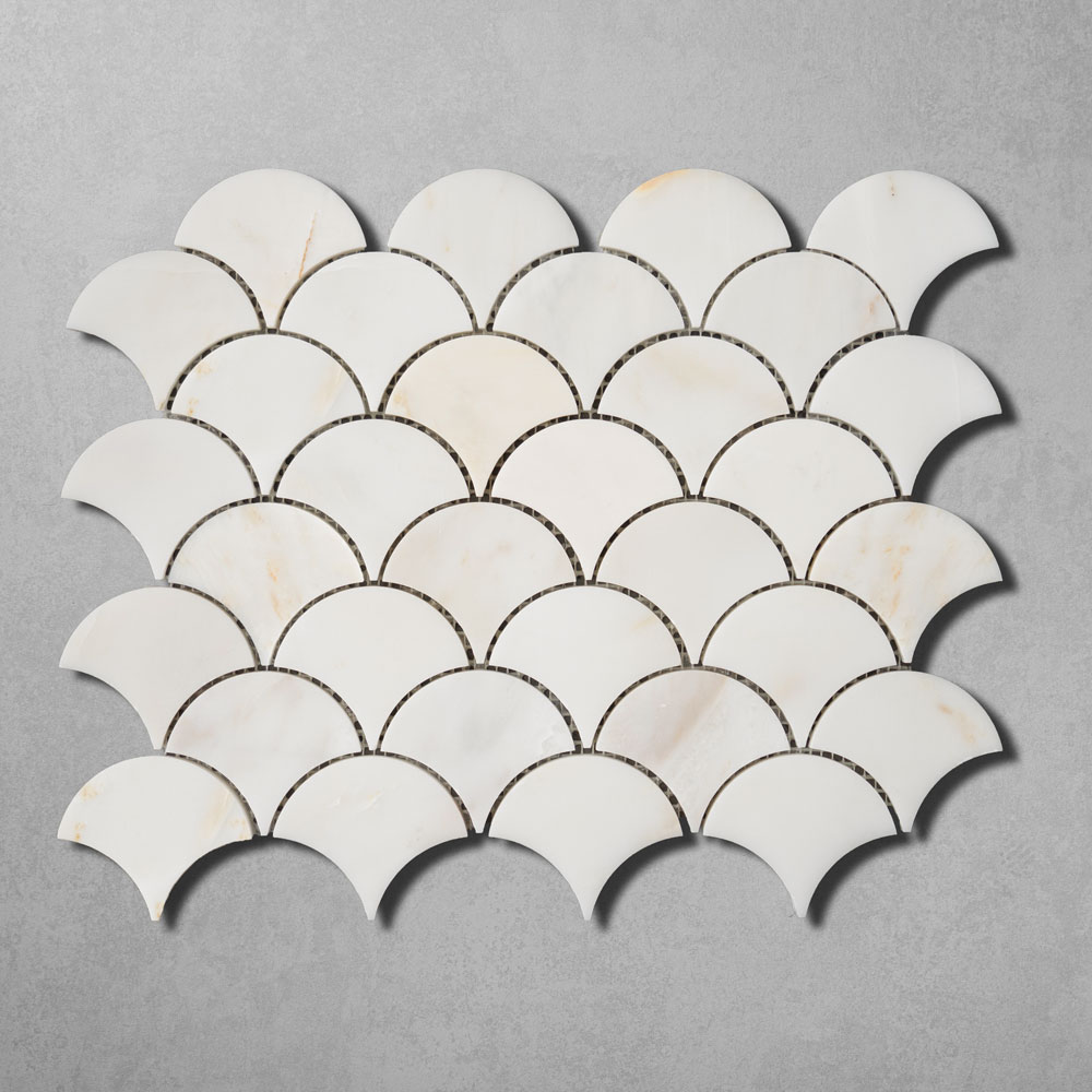 Calacatta-Amber-Marble-Scallop-Mosaic-Tiles