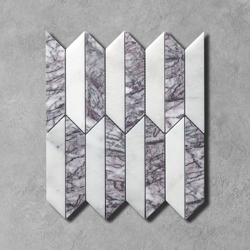 Calacatta-Viola-Picket-Mosaic-Tiles