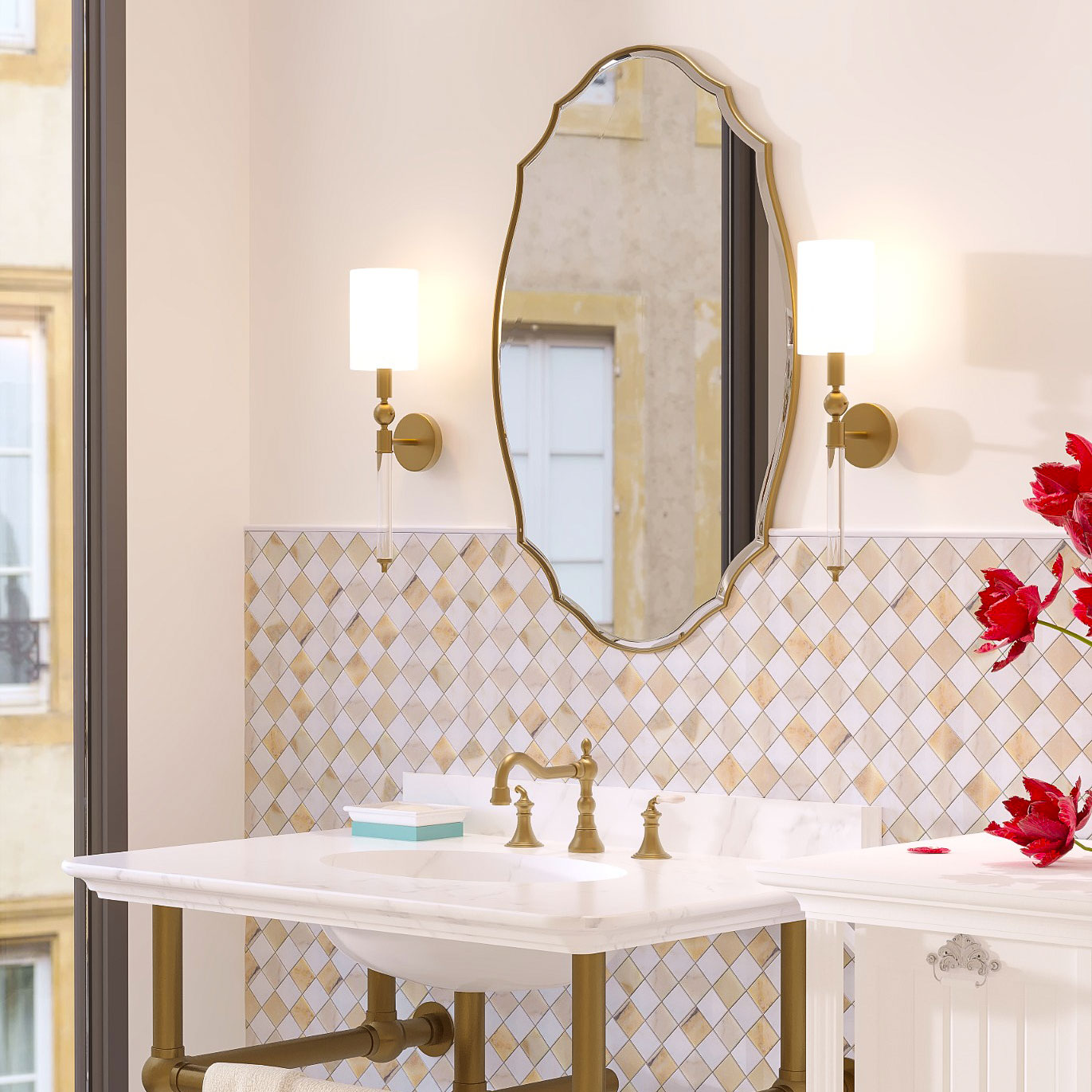 Calacatta-Gold-Marble-Madras-Mosaic-Tiles