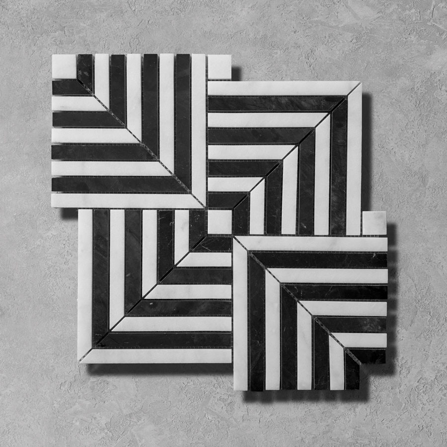 Black-&-White-Marble-Mosaic