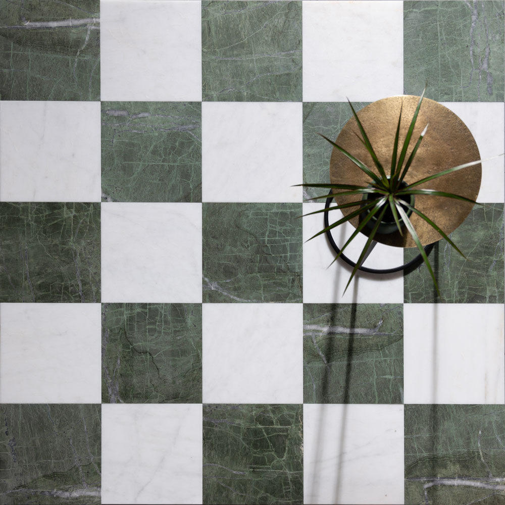 Vede-Green-Marble-Checkerboard-Tiles