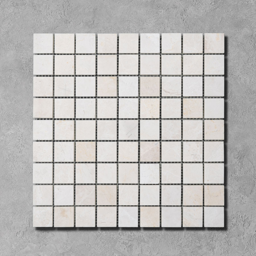 White-Emperador-Marble-Square-Mosaic