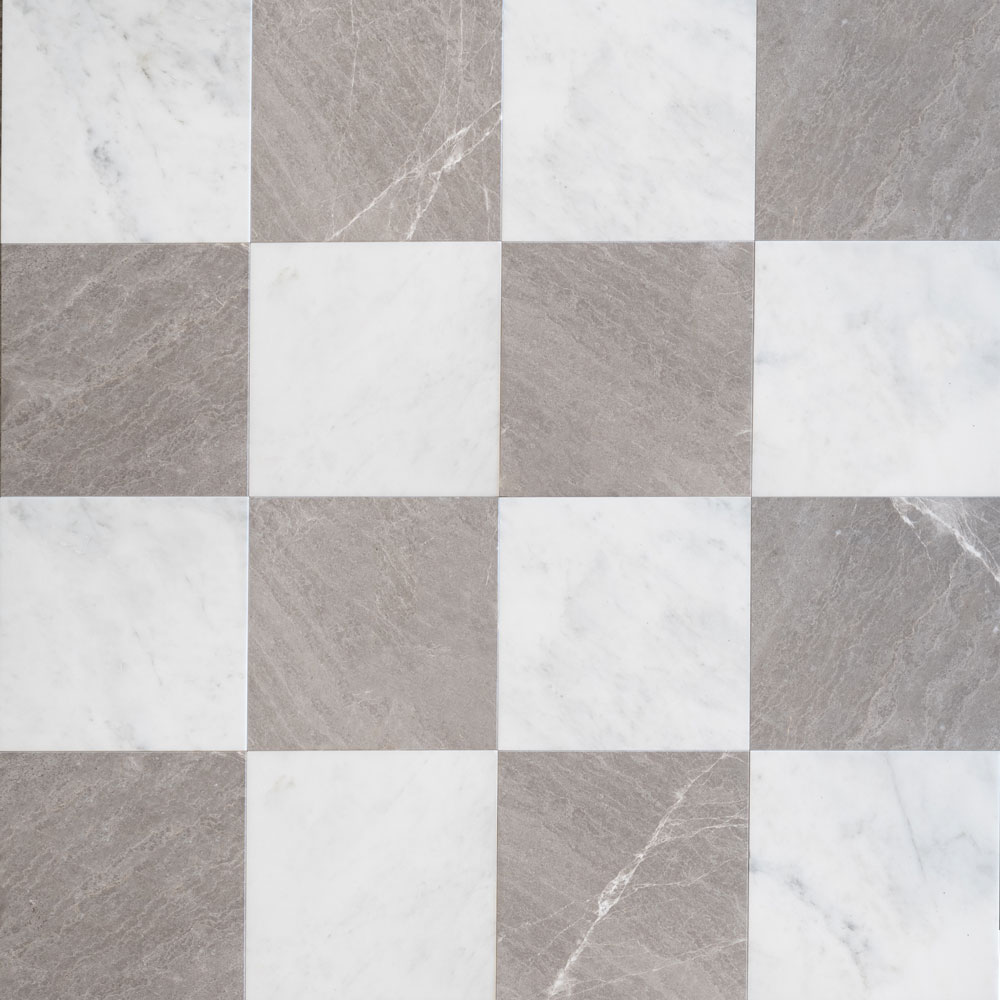 Pietra-Grey-Marble-Checkerboard-Marble-Tiles