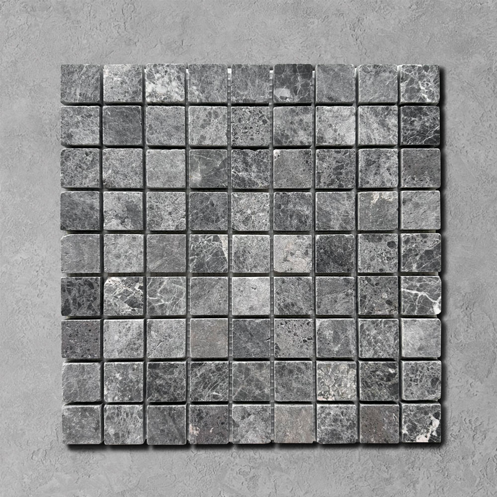 Black-Emperador-Marble-Square-Mosaic