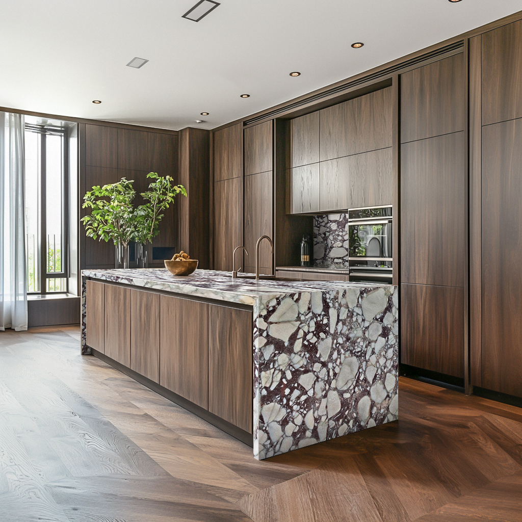 Arabesacto Viola Marble Slabs