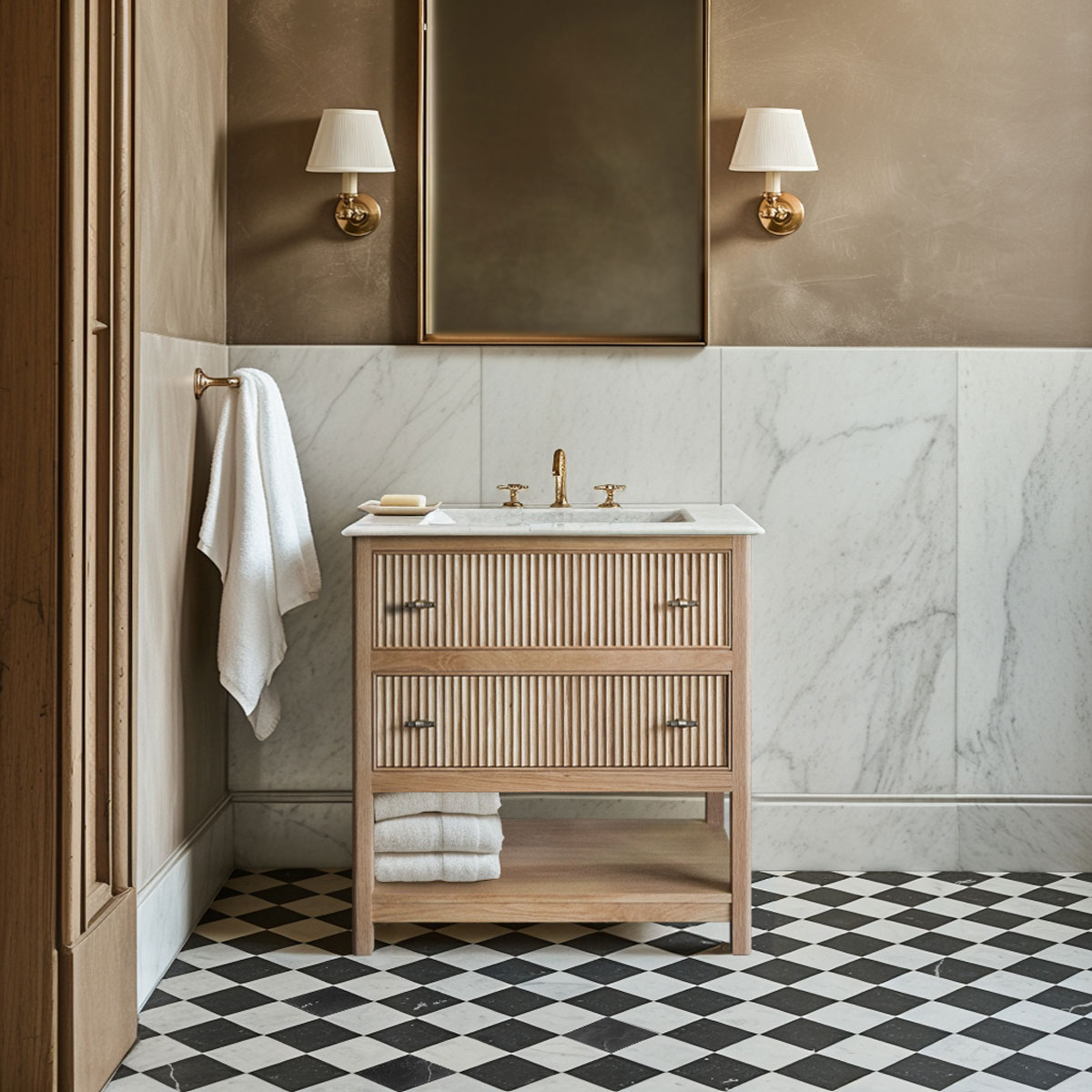 Milano-Solid-Oak-Vanity-Unit-Calacatta-Bathroom