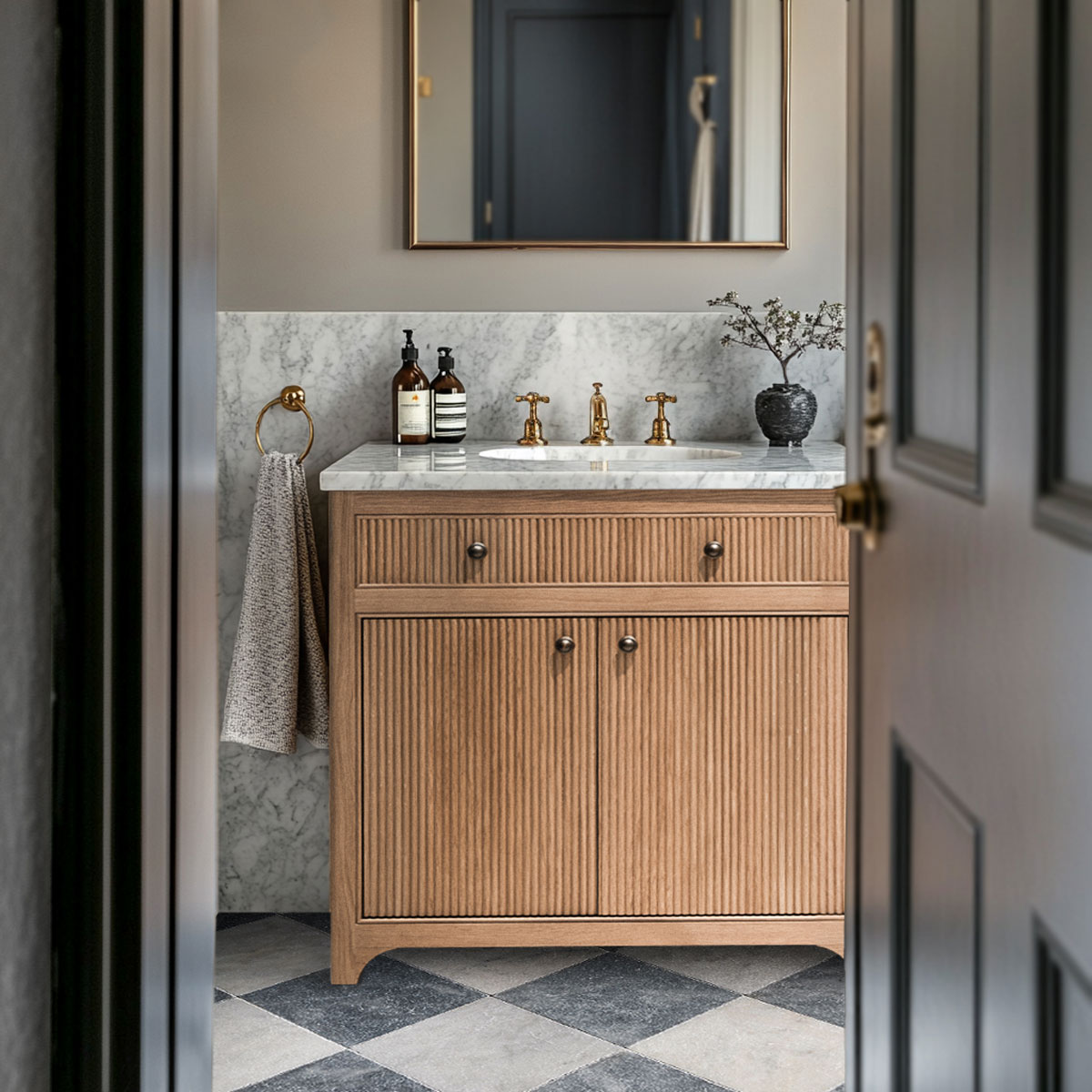 Roma-Vanity-Checkerboard-Bathroom-