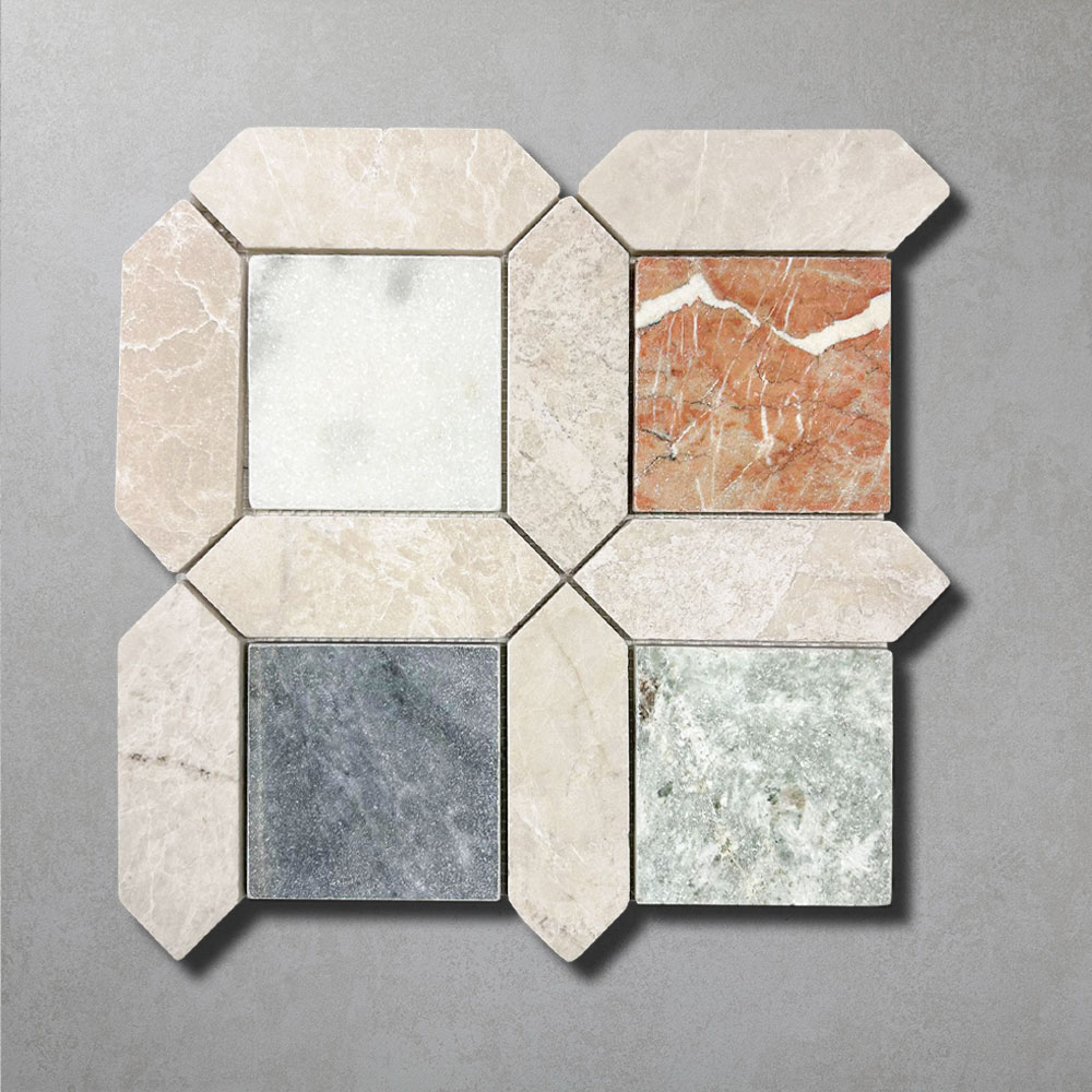 Mix Marble Tumbled Window Mosaic