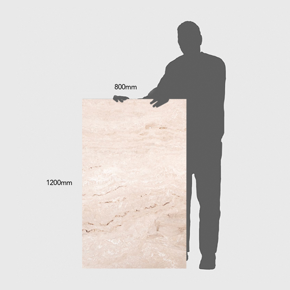 Light Travertine Extra Large Slab Tiles