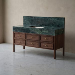 Americano-Walnut-Vanity-Unit-Verde-Teal-Marble-Top